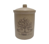 Банка для сыпучих продуктов "Дерево жизни", Terracotta