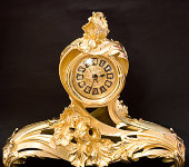 Часы "Ирисы" в золоте, Linea Argenti