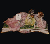 Статуэтка "Мама с дочкой" (ягоды), Porcellane Principe