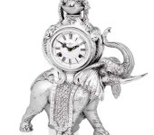 Настольные часы "Слон", Linea Argenti