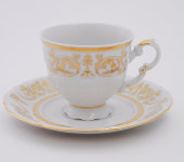 Набор чашек для кофе, 6 шт, Соната "Золотой орнамент", 1373, Leander