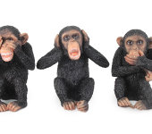Композиция из 3-х статуэток Три обезьяны