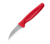 Нож для чистки овощей 6 см, рукоятка красная