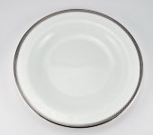 Набор тарелок десертных "Серебряная вышивка" 21 см, 6 шт, Royal Bone China