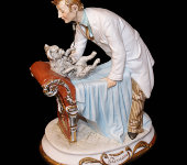 Скульптура "Ветеринар", Tiche Porcellane
