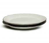 SagaForm Набор тарелок для закуски серые, 2 шт