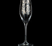 Бокал для шампанского, G90P-321 PLATINUM, 200 мл, набор 6 шт, стекло с платиной, Combi