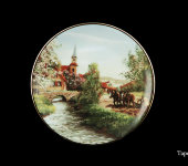 Декоративная тарелка "Башня/пейзаж", 1245/2-2, Anton Weidl Gloriа
