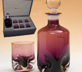 Набор для виски "Selezion" аметист, в подарочной коробке Cristalleria Toscana