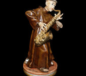 Статуэтка "Монах с саксофоном", La Medea