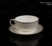 Чашка с блюдцем "Мираж", 350 мл, Takito