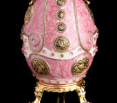 Яйцо-шкатулка декоративное, розовый, Credan S.A., 121093