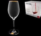 Бокал для вина "Wintime - Золотая отводка", набор 6 шт, Rona