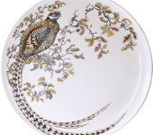 Большая настенная тарелка "Фазан - Охота", ручная роспись, Gien
