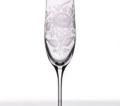 Бокалы для шампанского "Букет", набор 6 шт, хрусталь, Arnstadt Kristall