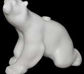 Подсвечник "Медведь сидящий", Ceramiche Dal Pra 