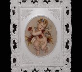 Барельеф "Ангелы - Лето", Porcellane Principe