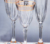 Бокал для шампанского "Recital Platinum/Gold", набор 6 шт, 103856, Precious
