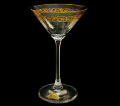 Бокал для мартини "Золотая коллекция - тонкое золото", набор 6 шт, Rona