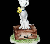 Скульптура "Фрау кошка - путешественница", Zampiva