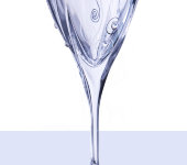 Набор бокалов для белого вина "Disco", 6 шт, хрусталь со стразами, 104663, Precious Cre Art, Италия