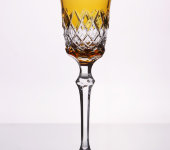 Хрустальная рюмка для водки "Венедиг", амбер, набор 6 шт, Arnstadt Kristall