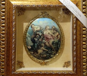Панно с овальной тарелкой "Четыре нимфы и ангел", Arte Casa