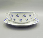 Набор чашек для супа, 6 шт, Мэри-Энн "Синие цветы", 0887, Leander