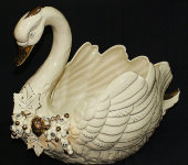 Ваза для фруктов "Лебедь", Ceramiche Ferraro