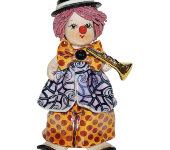 Статуэтка "Маленький клоун с трубой", Zampiva