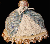 Статуэтка "Дама на стуле", Porcellane Principe