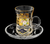 Набор для чая "Армуд", Aurum Crystal, Чехия