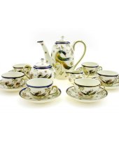 Кофейный сервиз  мокко 15/6, Zsolnay  