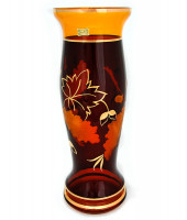 Ваза 41см амбер "Дубок", Egermann