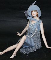 Фарфоровая кукла "Луиза", Marigio