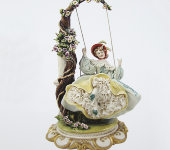 Статуэтка "Дама на качелях", Porcellane Principe