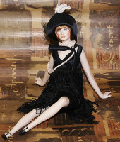 Фарфоровая кукла "Луиза", Marigio