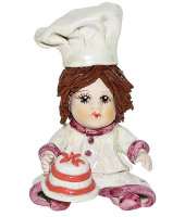 Статуэтка "Повар с тортом", Zampiva