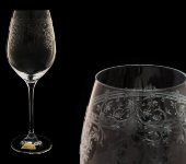 Набор бокалов  для вина 2 шт "Celebration - Европейский декор", Rona