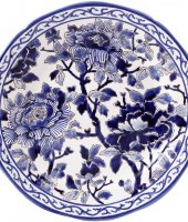 Блюдо "Голубые пионы", Gien