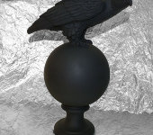 Статуэтка "Орёл на шаре", Ceramiche Dal Pra