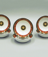 Набор салатников 13 см Сабина "Версаче, красная лента", B979, Leander