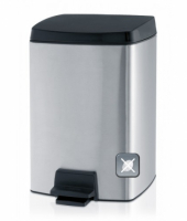 Ведро для мусора с педалью с защитой от отпечатков, прямоугольное, 10л, 461804, Brabantia