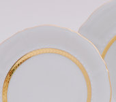 Набор десертных тарелок 17 см Соната "Золотая лента", 1239, Leander