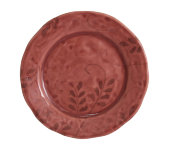 Тарелка закусочная Листопад (бордо) без инд.упаковки