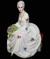 Статуэтка "Дама с букетом", Elite & Fabris