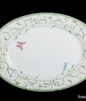 Блюдо овальное "Баттерфляй", 36 см, Tirschenreuth (Тиршенройт)