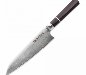 HC/OCTA-KI-20 Нож кухонный, Kiritsuke 20 см, дамасская сталь VG10 (67 слоев), рукоять черное дерево (DCK-EK)