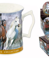 Кружка Лошади. Серая и гнедые