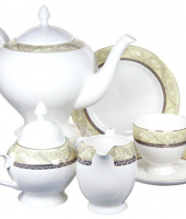 Чайный сервиз 21/6 "Романтика", Emerald                    